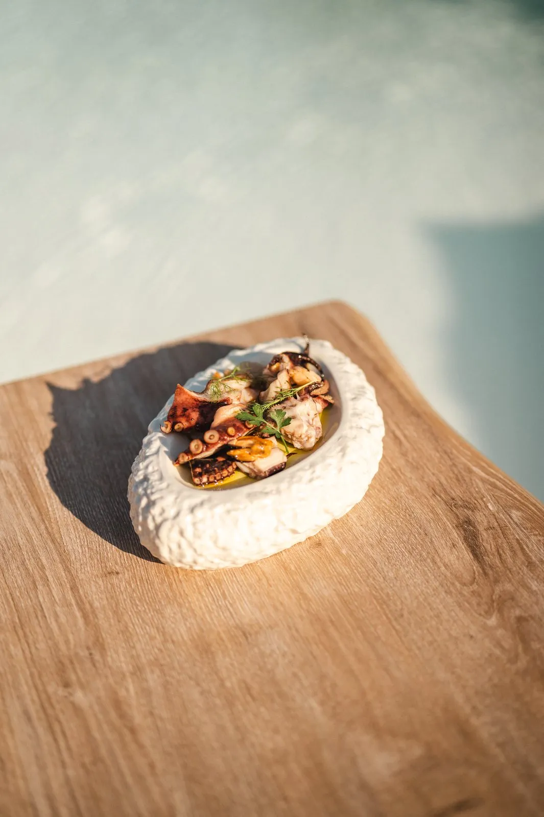 Tapas served on stone
